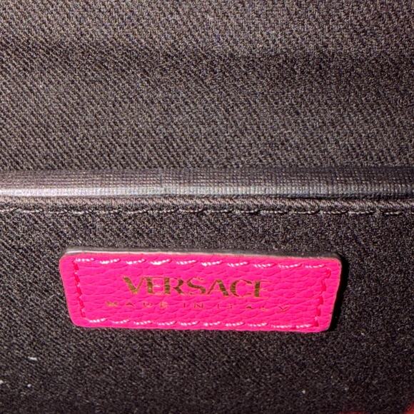 Versace leather shoulder bag pink - Picture 6 of 7